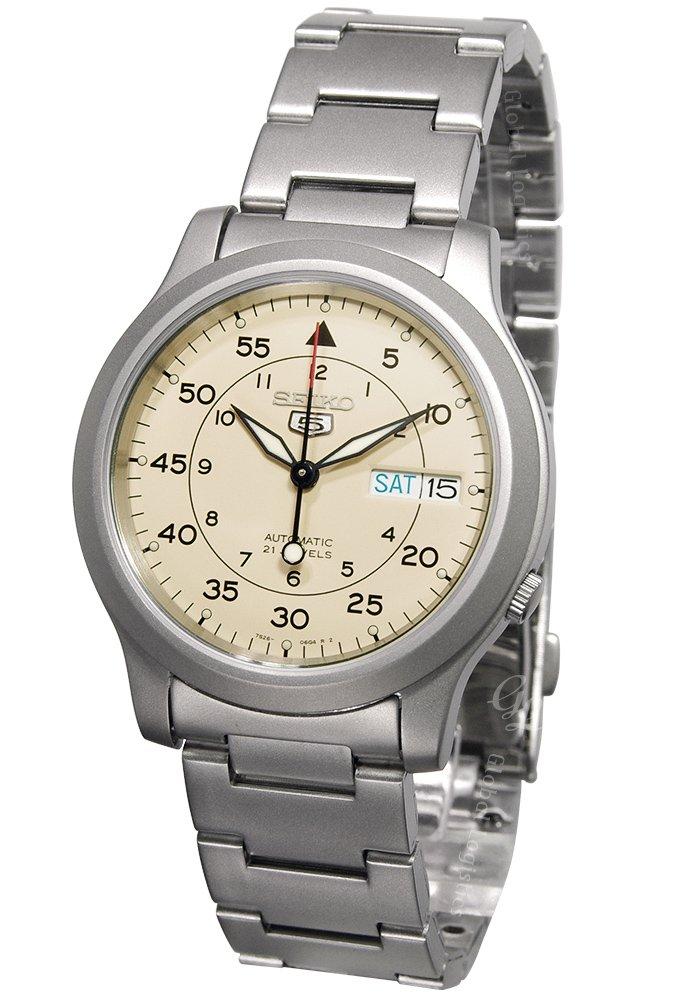 

import Seiko 5 SNK803K1 Military Beige Metal Belt Automatic Winding [Seiko Import] [Reimported] (Seiko Five)