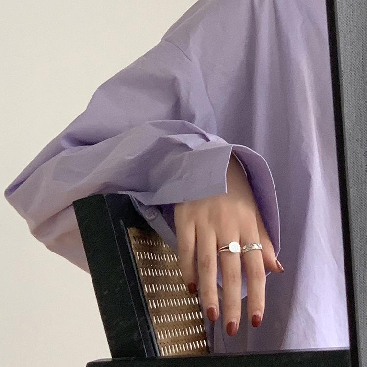 Women's Silver-Plated Retro Korean Style Index Finger Ring