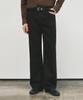 Wednesday Oasis Herringbone Pure Cotton Pants_Black(W25-Pt24)