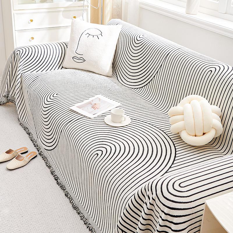 Chenille Sofa Cover Towel Autumn and Winter Simple Modern Non-Slip Sofa Cover Universal All-Inclusive Anti-Scratching Cover Blanket