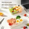 Youao Disposable Rectangular Food Containers with Lids