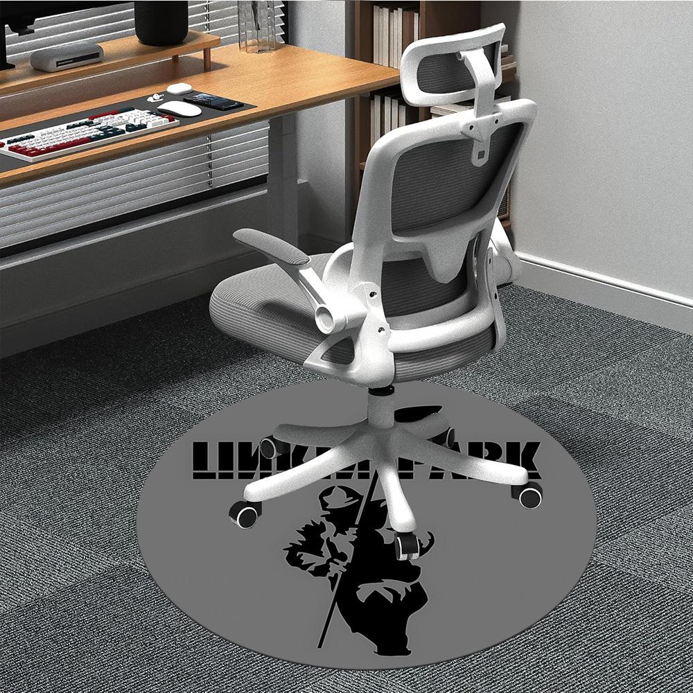 

1pc Linkin Park Band LogoChair Carpet for Office, Non-slip, Soft and Durable Office Rug for Interior Decoration, Perfect for Office yy250925095 80cm by 80cm