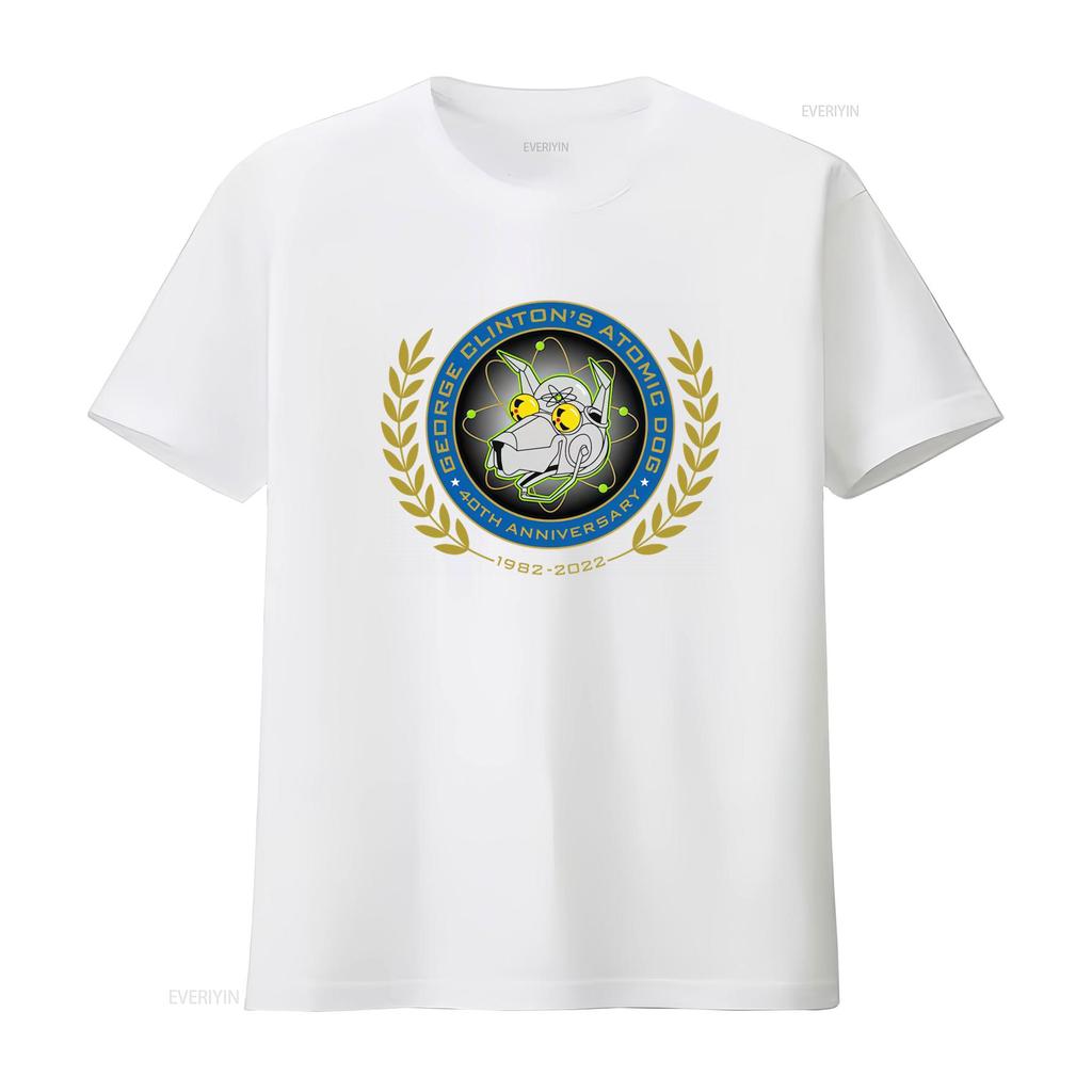 George Clintons Atomic Dog 40th Anniversary 1982 2022 T Shirt vintage Washed Top For Everyday Wear fashion Stretched Stylish