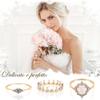 13 Pcs/Set Bohemian Ring Gold Rhinestone Stars Moon Alloy Ring Bohemian Ring KIT