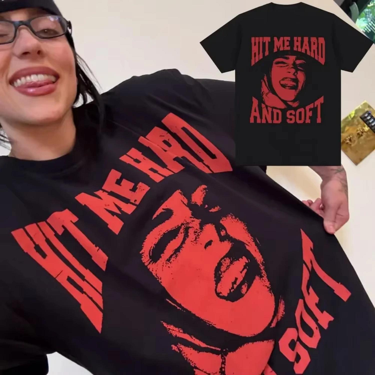 

Женские и мужские футболки с коротким рукавом из чистого хлопка от Billie Eilish, Модный бренд, Летняя коллекция, Женские топы в стиле Y2K S чёрный