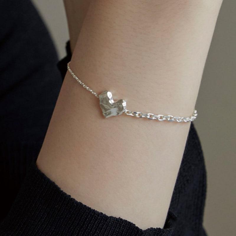 

dmoment Браслет з срібла 925 проби Осіннє Серце Silver