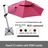 Xiyu 3.5m Outdoor Roman Sunshade Umbrella