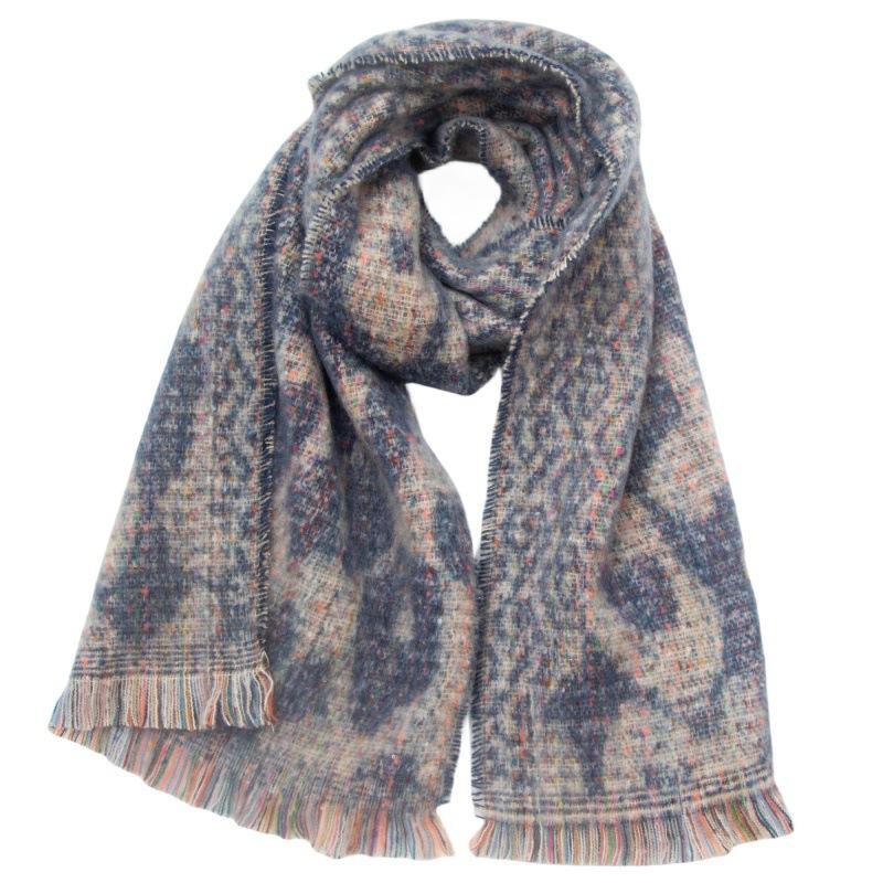 Ladies' New Double-Sided Thickened Versatile European And American Autumn And Winter Scarf, Air Conditioning Shawl
