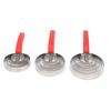 3pcs Horse Curry Comb Multipurpose 4 Rings 5 Rings 6 Rings Double Sided Stainless Steel Curry Comb