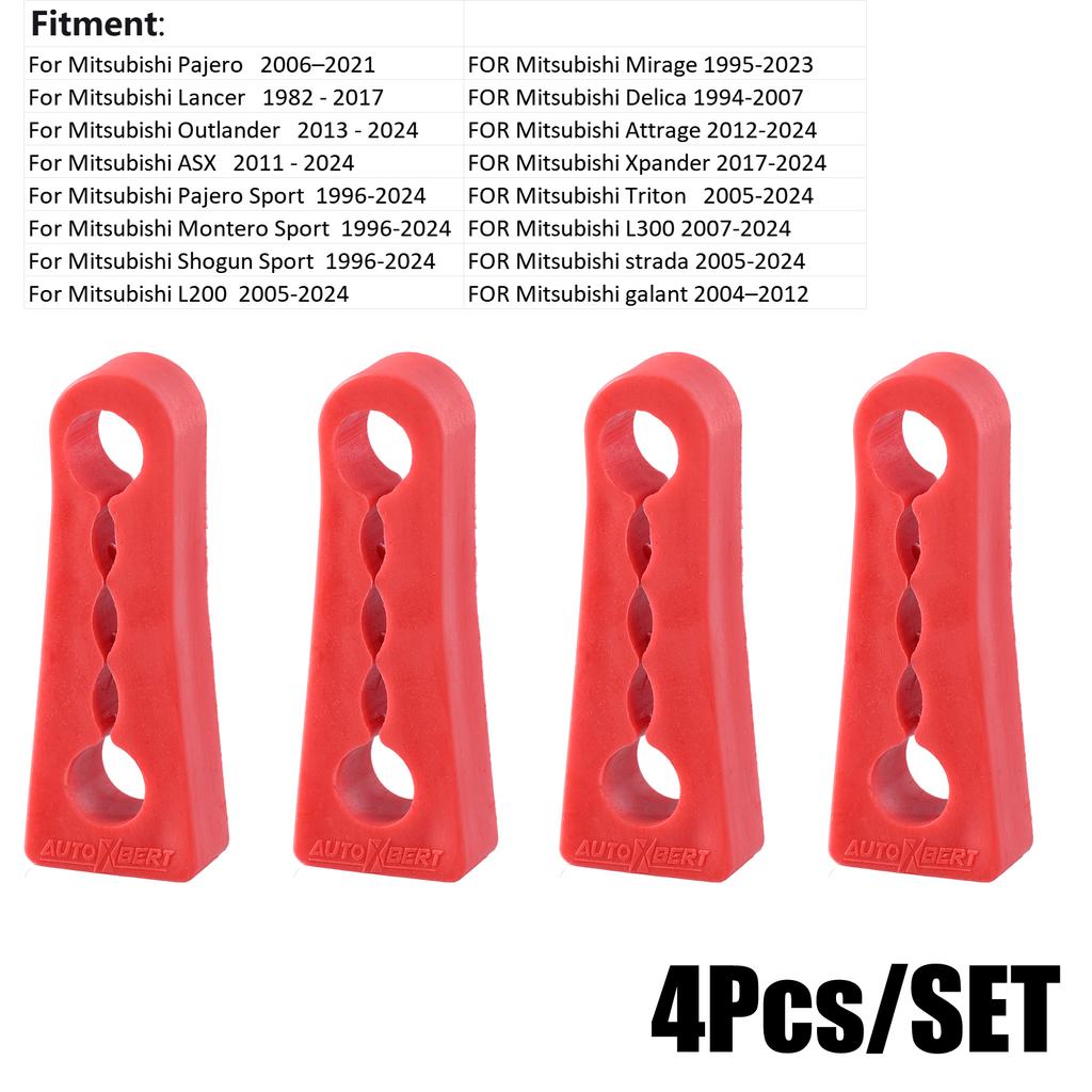 Car Door Lock Sound Deadener Door Striker Damper Buffer For Mitsubishi Pajero Lancer Outlander ASX Montero Shogun Sport L200