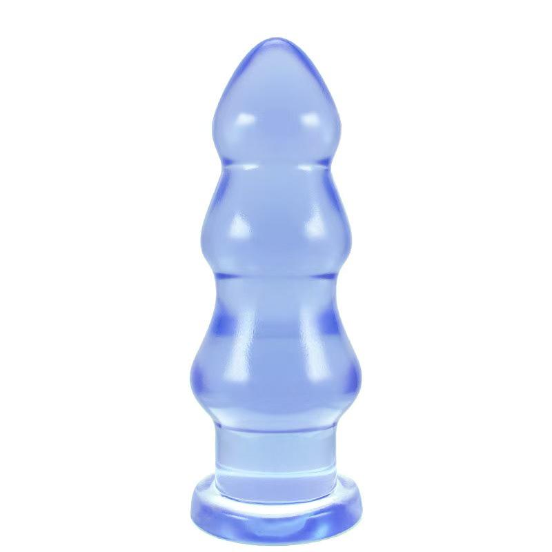 Extra Large Beaded Anal Plug with Rolling Jewel - Erotic Massage Toy for Men & Women