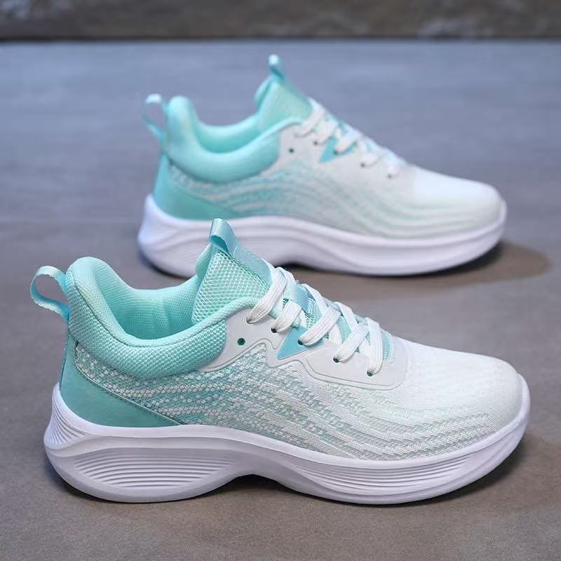 Spring sports shoes women's shoes mesh breathable soft-soled running shoes lightweight students non-slip casual shoes women