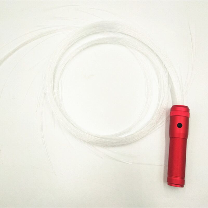 Rechargeable LED Fiber Optic Whip Pixel Light-up Whips Light Flow Toy Perfect for Dance Parties Light Shows Rave EDM Music Show