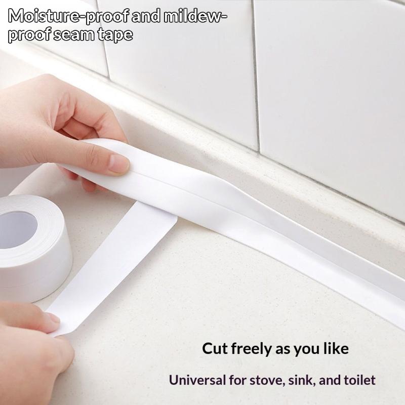 3.2/5M Self Adhesive Pvc Sealing Tape Oil Proof Waterproof Kitchen Sink Bathroom Toilet Wall Sticker