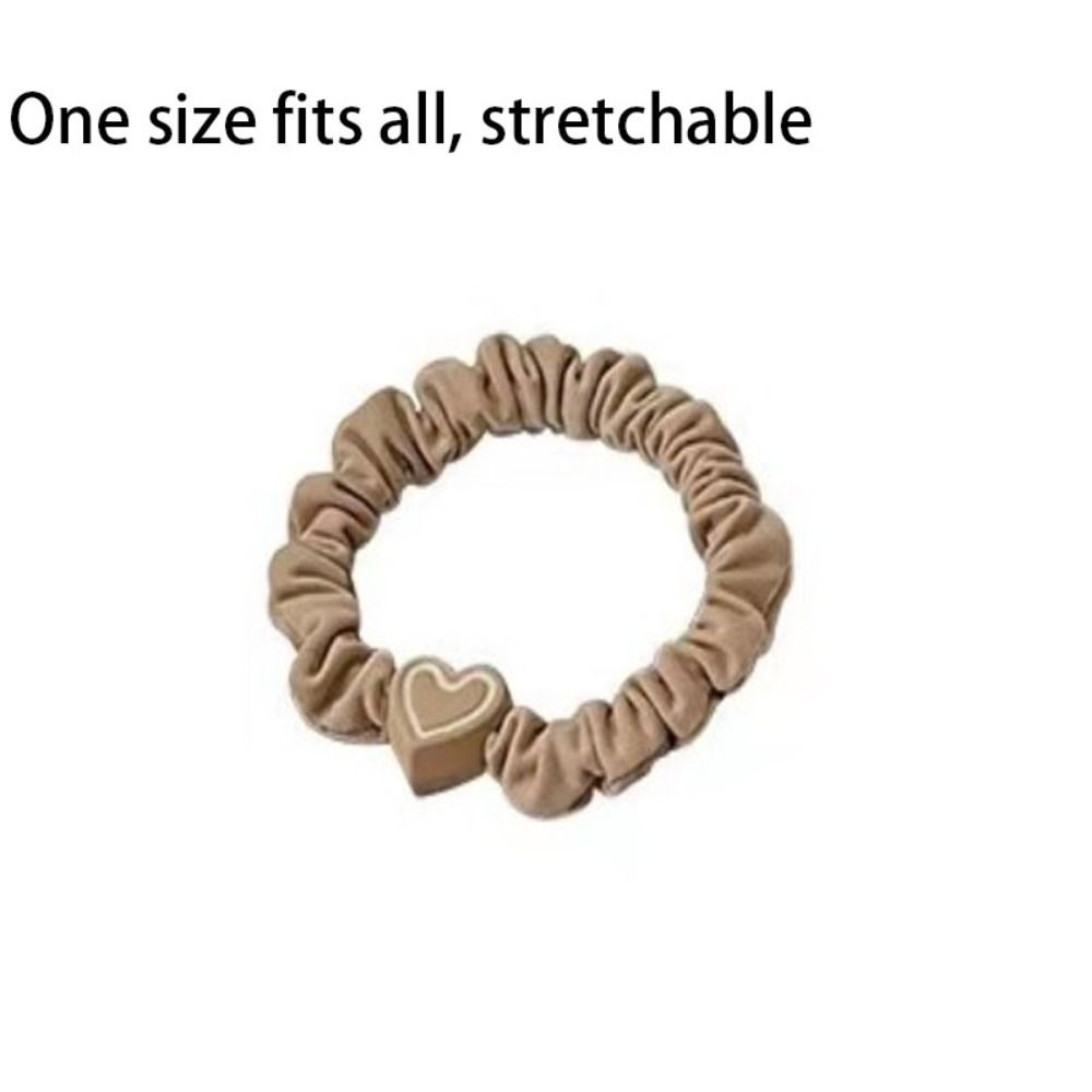 High Elasticity High Elastic Hair Rope Heart Shape Hair Accessories New Hair Band