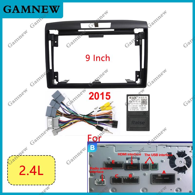 Car Frame Fascia Adapter Canbus Box Decoder Android Radio Audio Dash Fitting Panel Kit For Honda Crv C-rv 2012-2017