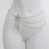 Fashionable full diamond tassel waist chain for women, layered body chain, waist accessories, versatile temperament, dress waist accessory chain