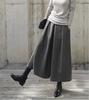 Syvent Loose Ankle 12F623 Wide-Leg Pants, Fluffy, 9-Cut Length, Warm, Autumn/Winter, Fit, Pants, 9-Cut Length, Flattering, Leg-Lengthening, Slimming,