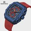 Men Sport Waterproof Quartz Watch Luxury Barrel-Shaped Steel Band Alloy Dial Casual Couple Luminous Wristwatch