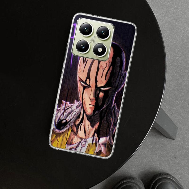 One P-Punch-Man Saitama King Phone Case Cover for Xiaomi Redmi Note 15 14 13 12 11 Pro Plus 14S 12S 11S 11T 11E 10S 10 Customize