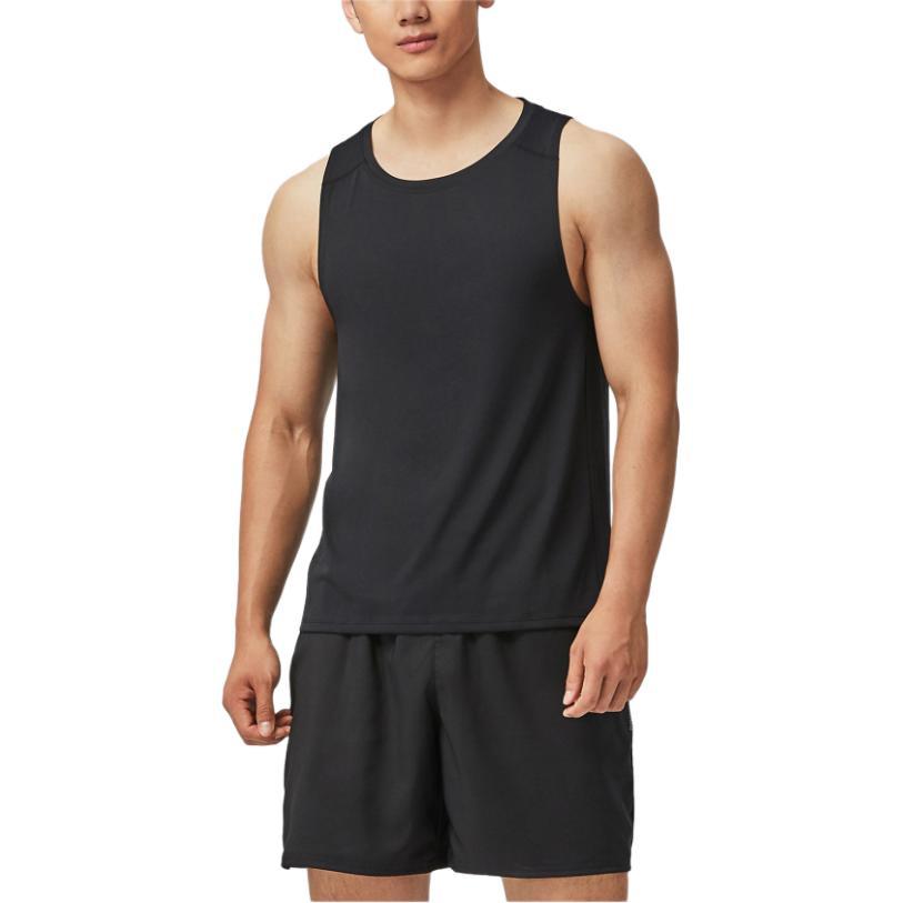 

DECATHLON DOMYOS TANK 100 M Solid Breathable Crew Neck Vest Men s Black L чёрный