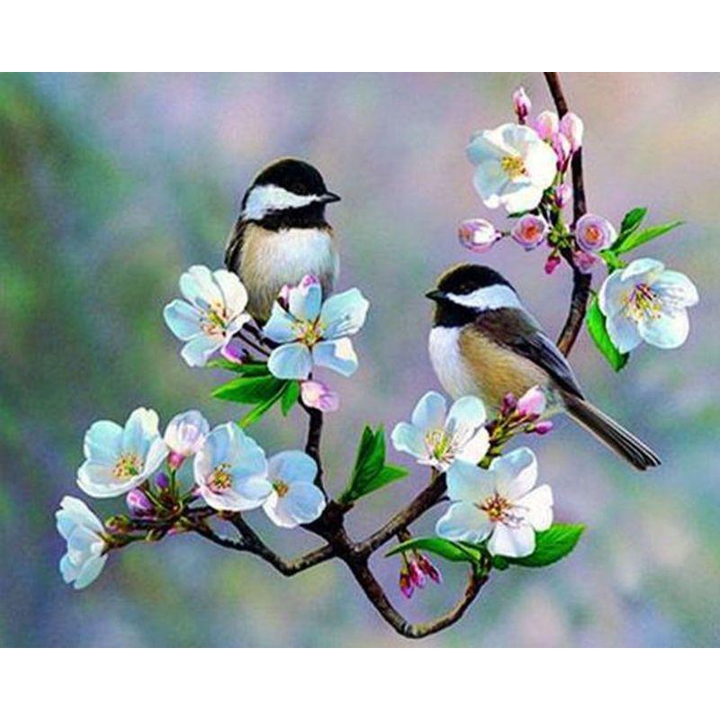 5D Diamond Painting Flower Bird Rhinestone Kit Diamond Embroidery Animal Cross Stitch Diamond Mosaic Home Decor