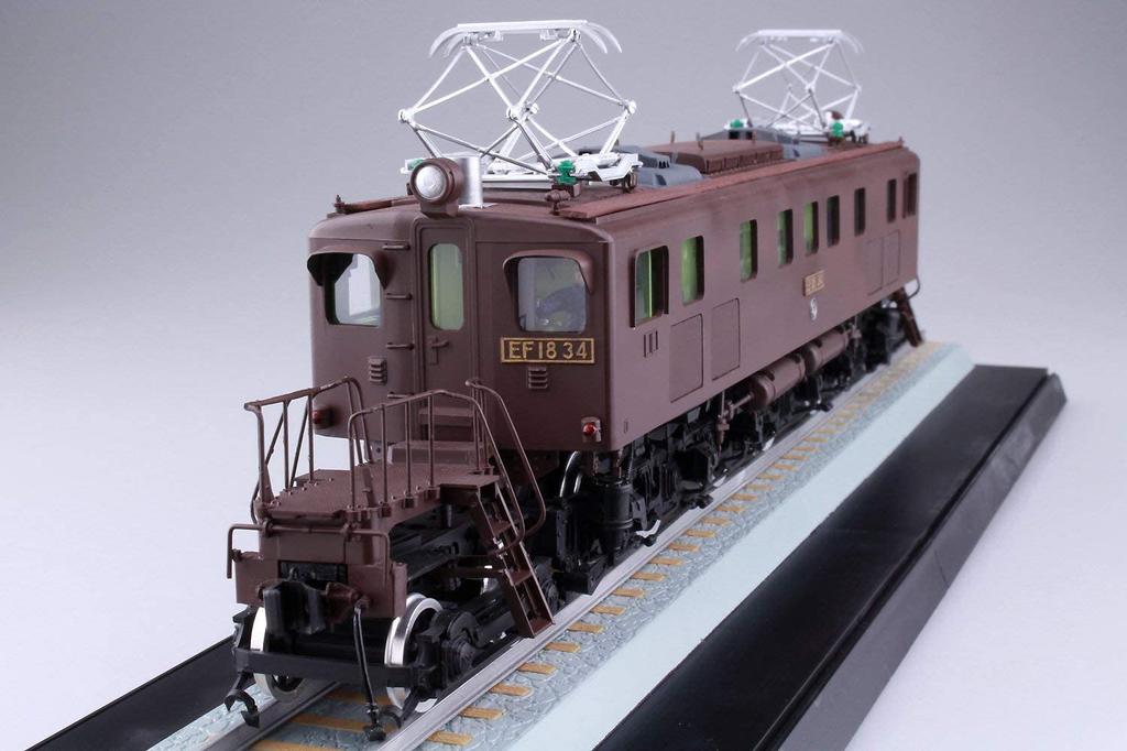 Aoshima Bunka Kyozaisha elektrisk lokomotivserie elektrisk lokomotiv EF18 plastmodell 1/50 nr. 2