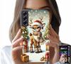 Etui Do Samsung Galaxy S22 - Renifer, Wzory Bożonarodzeniowe + Szkło