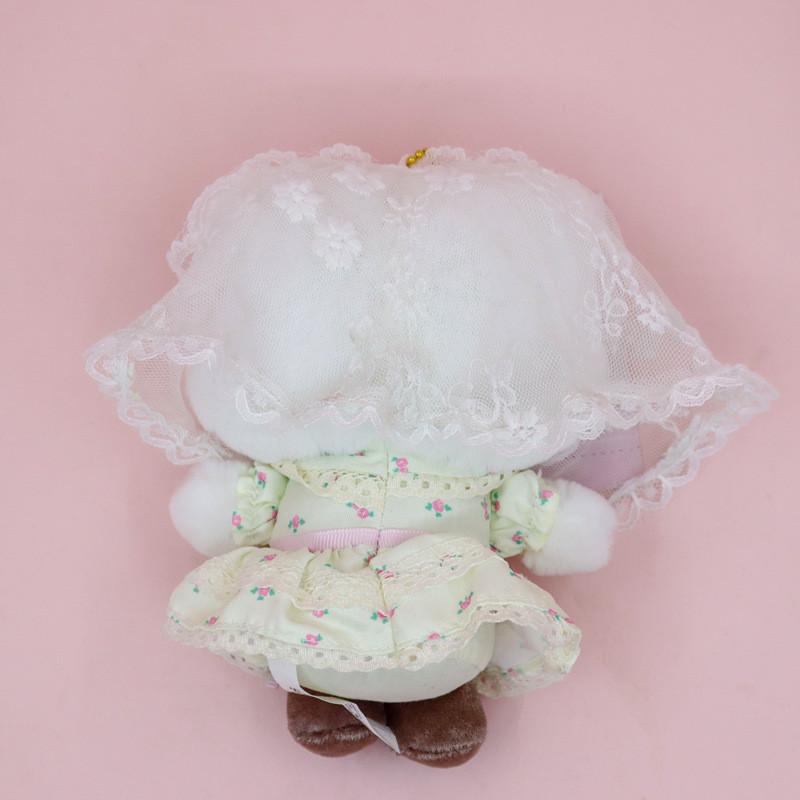 Melody Cat Plush Doll With Lace Floral Dress For Kids And Collectors