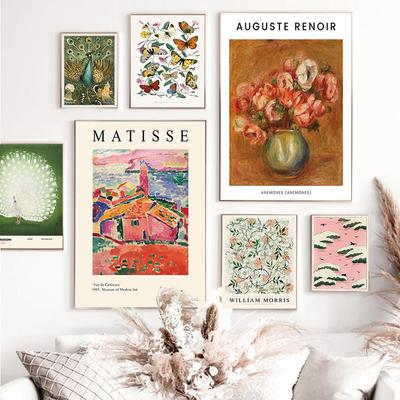 Matisse Picasso William affiches imprimés Van Gogh peinture sur toile abstraite fleur mur Art photos pour salon décor à la maison
