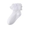 Carrot Carrot Girls Lace Frill Cotton Socks 6-Pair Set