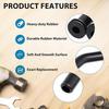 (4pc) Vizava 596163 Vacuum Hose Compatible For John Deere D125 D130 D140 D160 D170 Briggs and Stratton Lawn Mower Tractor Replaces 593998 797408