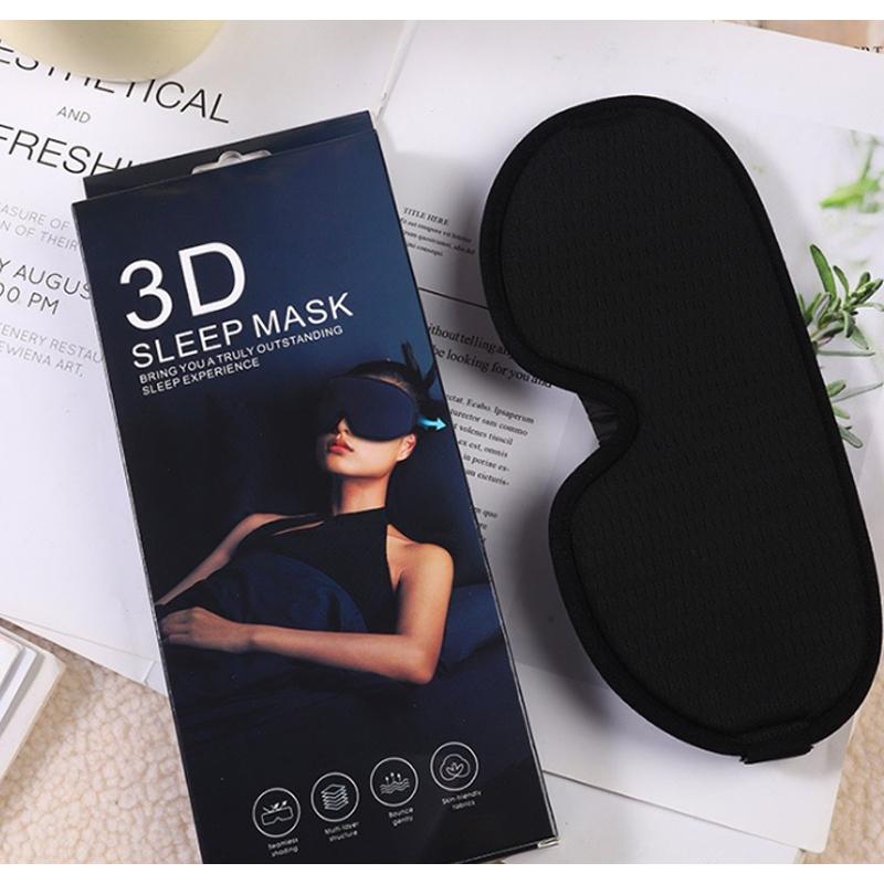 3D Sleep Mask Soft Memory Foam 99 Blockout Light Comfortable Eye Cover for Deep Sleep