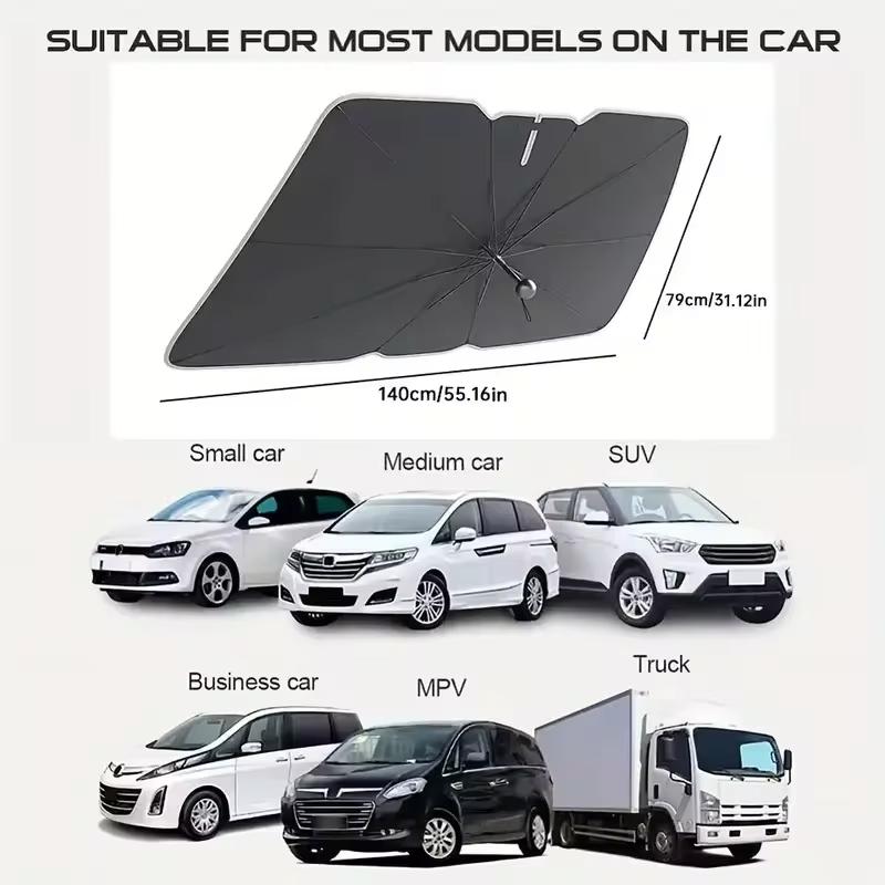 Car Sunshade Umbrella For Heat Insulation Shade Protector Parasol Car Summer Sun Interior Windshield Protection Supplies