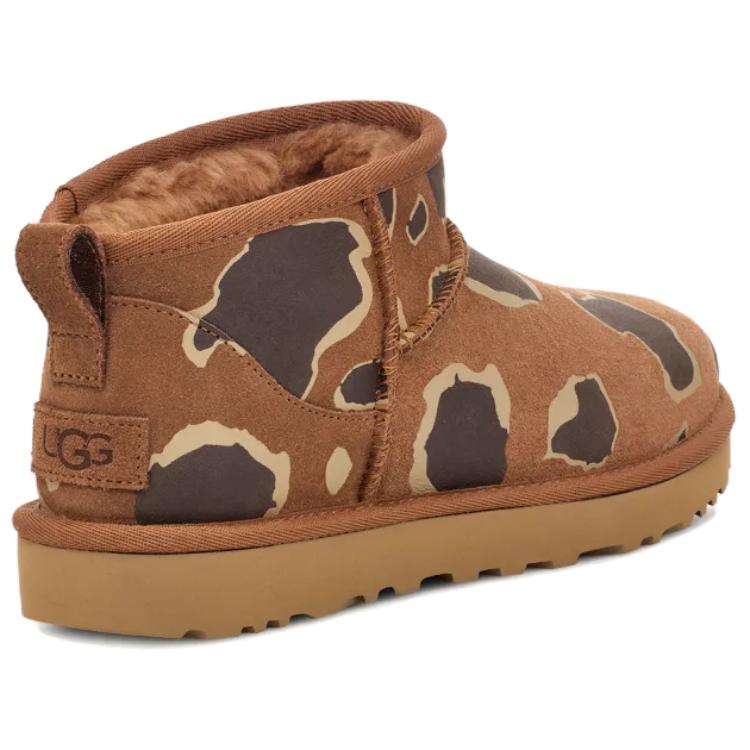 UGG Klassisk Ultra Mini Appaloosa Mote Komfortable Korte Snøstøvler Dame støvler 1166890-CRBO