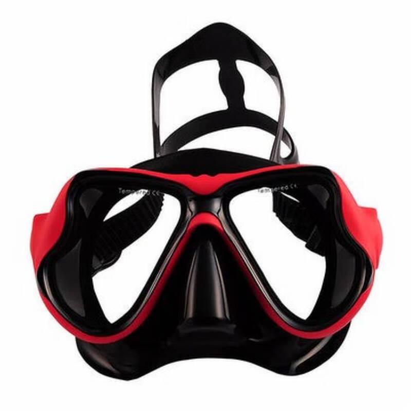 Adult Wide-View Liquid Silicone Diving & Snorkel Mask