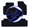 CARLUX-BLUE Car Mats For: Hyundai Tucson I SUV (2004-2010)