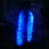 Light Up LED Flash Scarf Fluffy Winter Plush Scarf Fashion Christmas Decoration  Concert