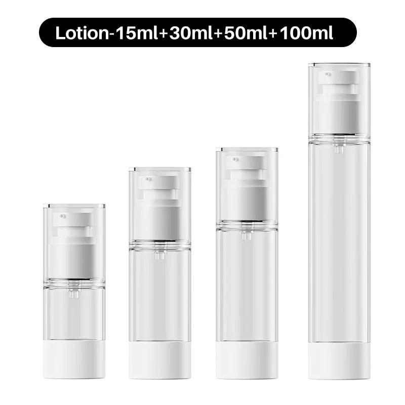 15/30/50/100ml Vakuum-Sprühflasche für Lotionen Reisekosmetikbehälter Lotion-Pumpe Flasche Gesichtscreme Airless-Flasche Hautpflege