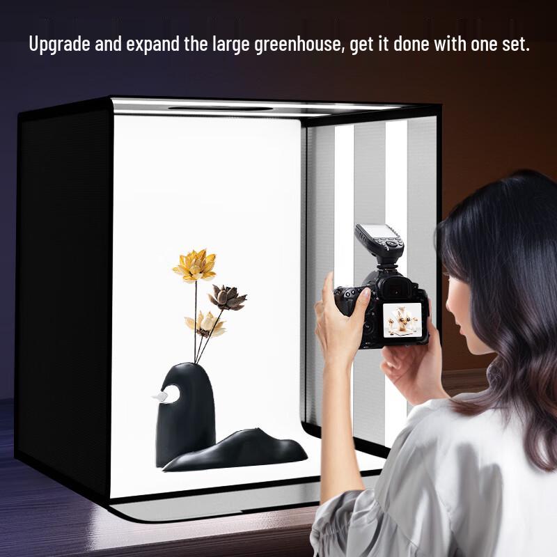Jimantu Foldable LED Photo Studio Light Box