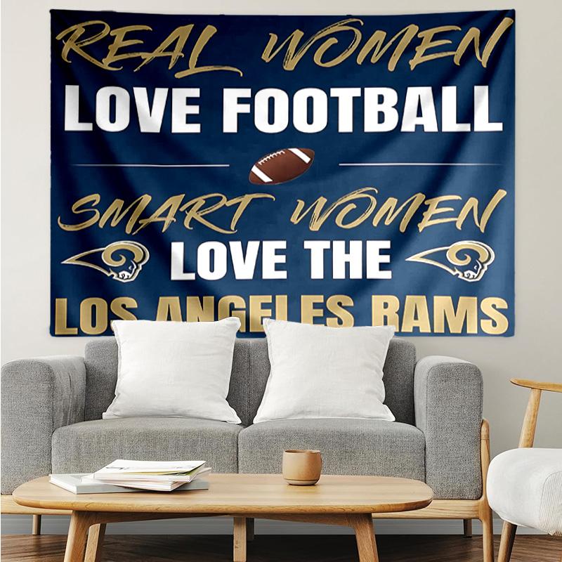 Los Angeles Rams logo Tapestry for Bedroom Aesthetic Classroom Tapestries Wall Hanging for Living Room Dorm Office,Ideal Creative Gift
