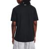 Under Armour Crew Neck Pullover Letter Print Solid Short Sleeve T-Shirt Men Tops Black 1380785-001