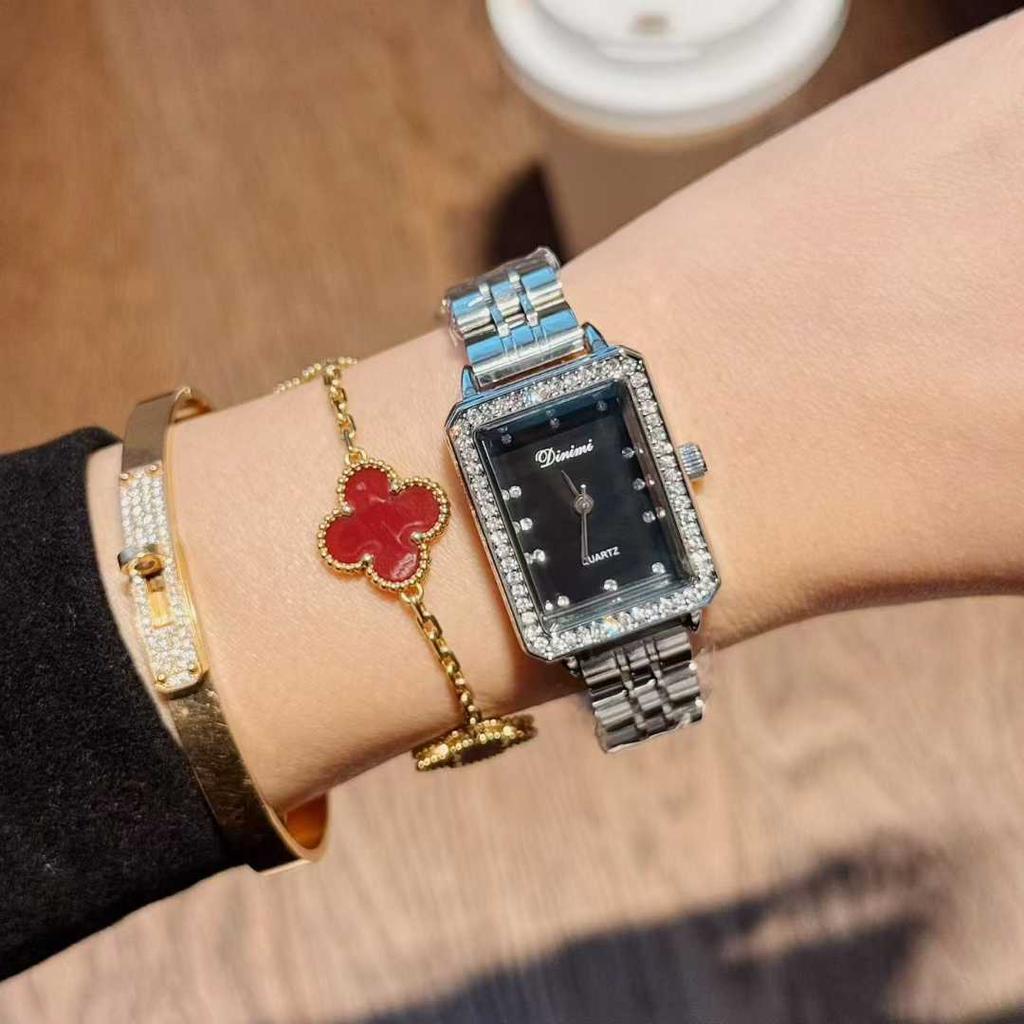 Steel Belt Women'S Watch Simple Women'S Watch Waterproof Temperament Square Watch Women