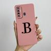 Funda for Tecno Camon 17 Case 4GB/6GB 128GB 6.6” Cute Letters Soft TPU Shockproof Liquid Silicone Phone Cover For Tecno Camon 17