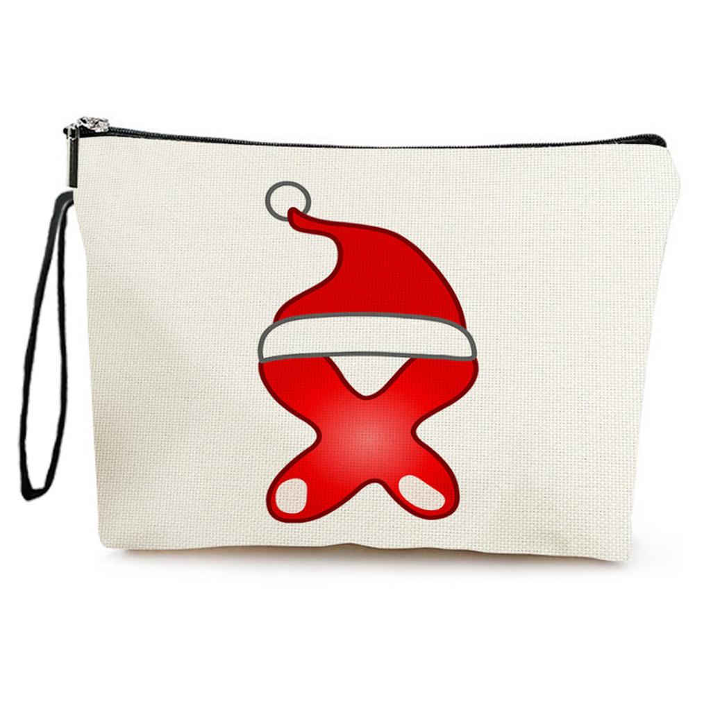 Christmas Candy Cosmetic Bag Women's Portable Storage Bag