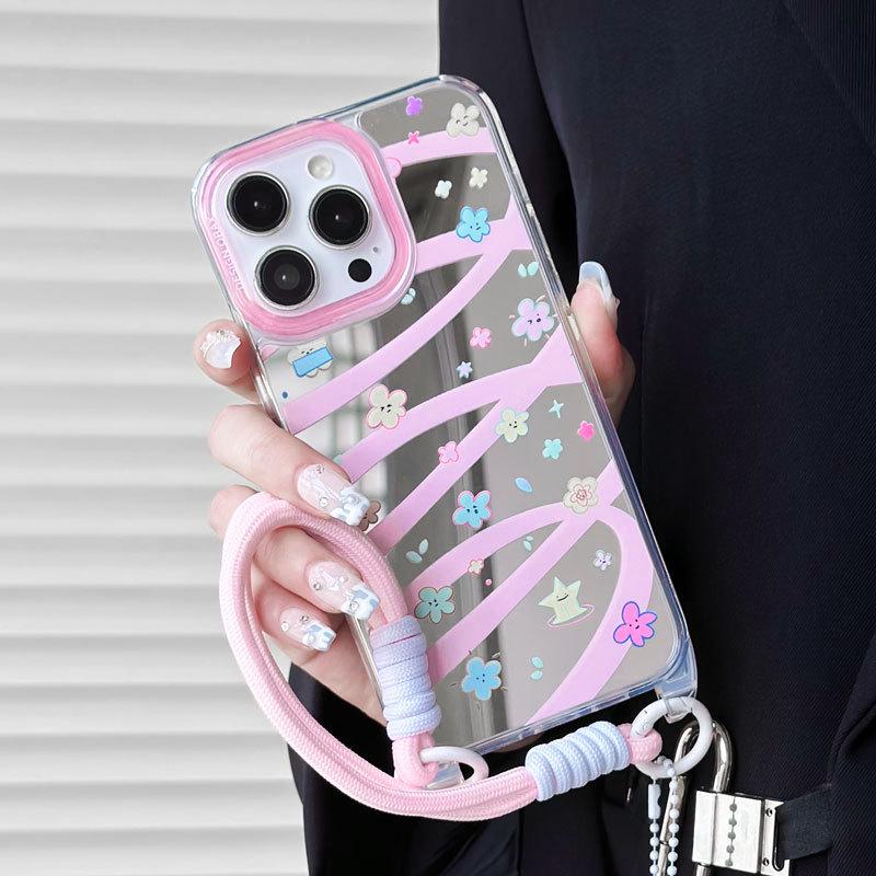 Zhitai High-End Lanyard Mirror Case for iPhone 13, 14, 15 Pro, 16 Pro Max