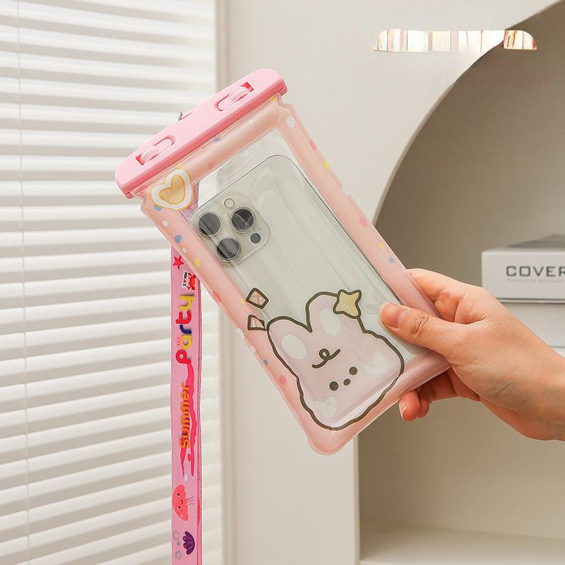 7.2 Inch Waterproof Phone Pouch Drift Diving Swimming Bag Underwater Dry Bag Case Cover For Phone Water Sports Beach Pool Skiing