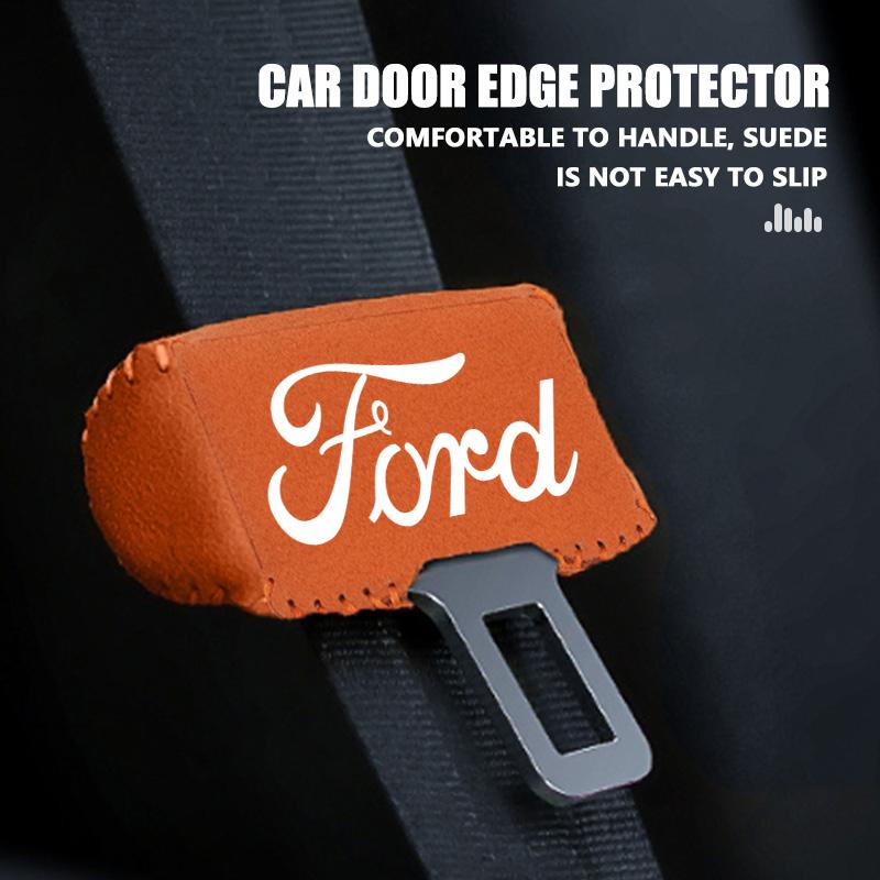 5pcs Car Seat Belt Anti Scratch Buckle Protector Cover Accessories For Ford Fiesta Ranger Mondeo Escape Ecosport Fusion Explorer