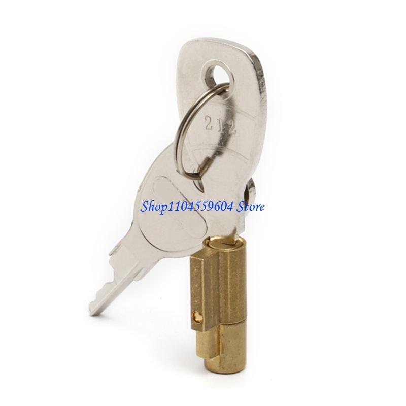 12QM Secure Trailer Lock Easy to Use with Long Lasting Copper Construction Adjustable Length Compatible for Caravans RVs