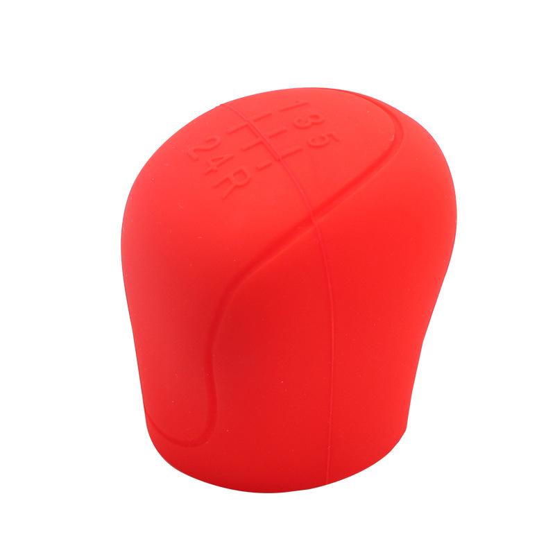 Car Silicone Gear Shift Knob Cover Universal Silicone Gear Cover Non-slip Handbrake Protective Covers Car Interior Accessories